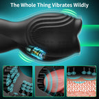 Stamina Training Endurance Builder Intelligent Twisting Multi-Frequency Vibration Glans Trainer