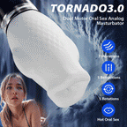Tornado 3.0 - Dual Motor Oralsex Analog Masturbator 7 Vibrations 5 Retractions 5 Rotations