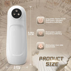 Baymax 10 Suction Vibrations One-button Activation APP-controlled Multi-point Massage Male Masturbator