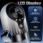 9 Rotating & 4 Suction & Licking Pocket Pussy One-Touch Boost Automatic Male Masturbator