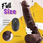 Extra Large Outrider Vibrating Thrusting Thick Long Lifelike Dildo 10.75 In