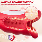 New 4 in 1 Waving Blowjog Trainer Wave Tongue Motion Penis Vibrator