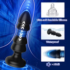 APP Remote Control 12 Vibrating & Thrusting Prostate Massager Anal Toys