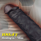Maurice - Large Size Thrusting Vibration Heating Brown Dildo For Men Women