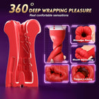 10x Sucking & Licking Vibrating Male Stroker