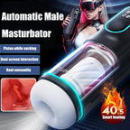 Fully Automatic Male Masturbator & Penis Enlargement Pump: 6 Modes, Featuring Thrusting, Suction, and Heating Functions