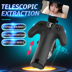 Toyshcool Hands-Free Male Masturbator with Adjustable Stroke & Sleeve Tightness