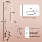 Amelia Wiggling G Spot Vibrator with Clitoral Teaser