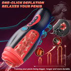 App Control Suction and Vibrating Male Masturbator with Phone Holder
