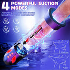 Penis Pump Sex Toy for Men - Penis Pump for Penis Enlargement with 4 Suction Modes & 4 Pressure Modes