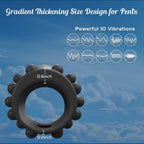 10X Vibrating Penis Enhancer Sleeve Cock Ring