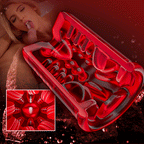 Terminator 9 Telescopic Rotating Sucking with Handle Male Stroker