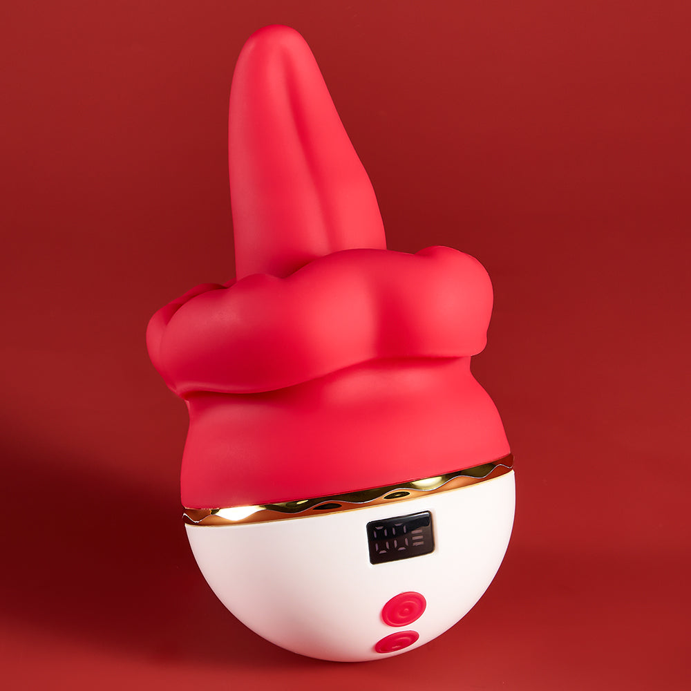 Silk Teaser Rose Tongue Vibrator