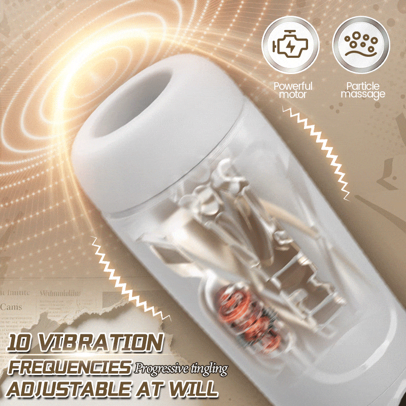Baymax 10 Suction Vibrations One-button Activation APP-controlled Multi-point Massage Male Masturbator