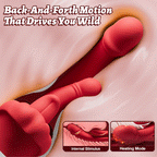 New Upgraded 4 In 1 Tongue Licking & Swings & Heating G-spot Vibrator For Women