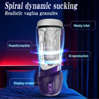 An ultra-realistic vaginal masturbator featuring 9 vibration and suction modes, delivering a 3D tactile sensation.