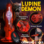 Hell Wolf Thrusting and Vibrating Silicone Dildo