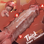 Ultra-Realistic Dildo 10.8‘’ x 2.32‘’ Thick Thrusting Dildo with Hand-Painted Veins & True-to-Life Skin Texture