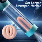 Electric Penis Pump with mini Pocket Pussy 2 in 1 Vacuum Pump for ED Treatment with 5 Suction Modes