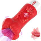 10x Sucking & Licking Vibrating Male Stroker