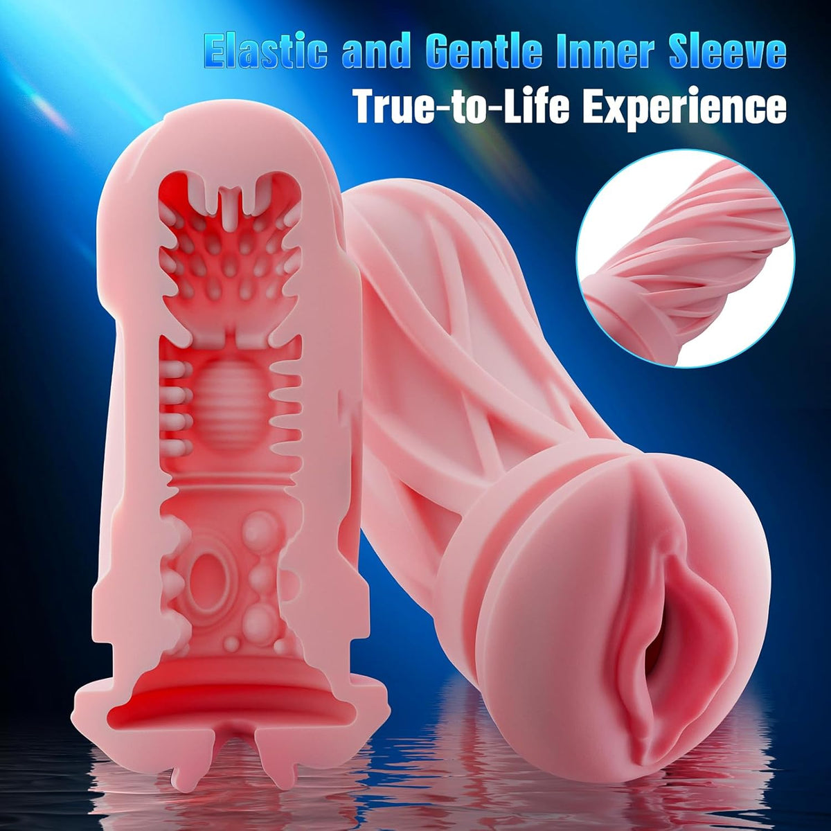 5X Smooth Thrusting Automatic Heating Male Stroker with App Control