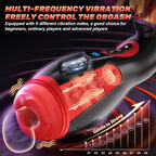 App Control Suction and Vibrating Male Masturbator with Phone Holder
