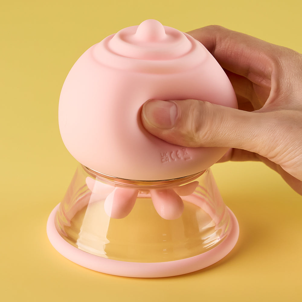 Velour Grip Kneading & Vibrating Nipple Stimulators