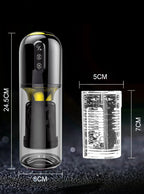 Blowjob Machine 3 Speeds 8 Modes Rotating Thrusting for Beginner