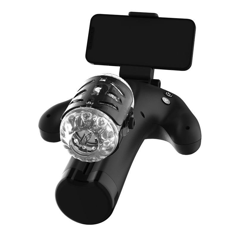 Toyshcool Hands-Free Male Masturbator with Adjustable Stroke & Sleeve Tightness