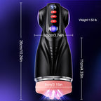Daphne - 3 Sleeves Pocket Pussy Penis Pump with 9 Sucking & 9 Vibrating Male Masturbator